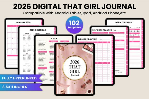 2026 Digital That Girl Journal Canva: A Thoughtfully Designed System for Intentional Living