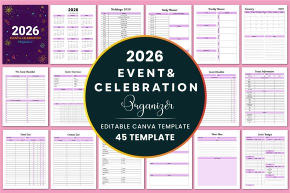2026 Event Celebration Organizer KDP