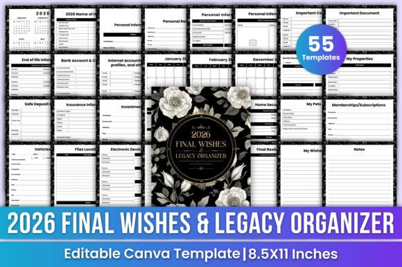 2026 Final Wishes Legacy Organizer KDP: Your Calm, Clear Path Through End-of-Life Planning