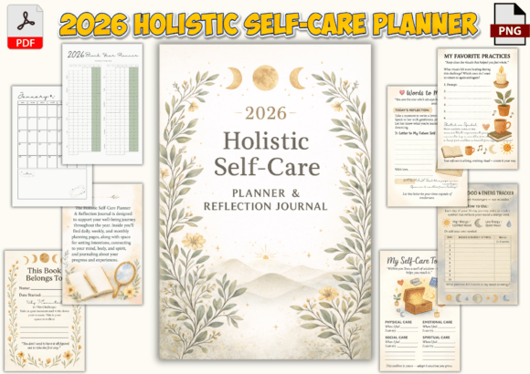 2026 Holistic Self-Care Planner