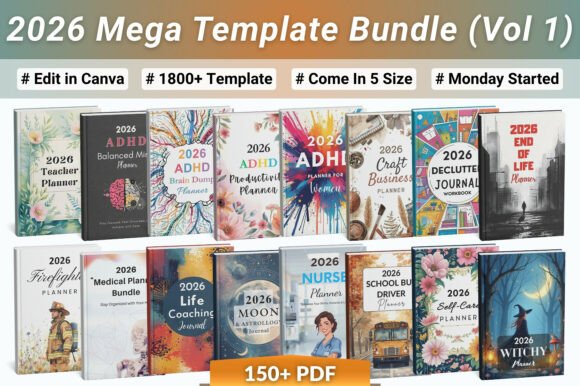 2026 Mega Template Bundle Vol 1
