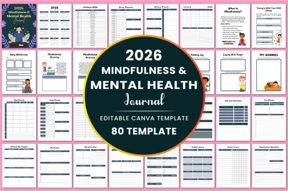 2026 Mindfulness Mental Health Journal: Your Thoughtful Companion for Intentional Living
