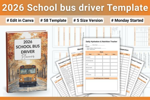2026 School Bus Driver Template