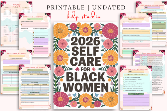 2026 Self Care Journal for Black Women