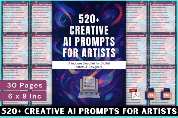 520 Creative AI Prompts for Artists: Your Practical Guide to Unlocking Visual Innovation