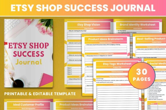 Etsy Shop Success Journal