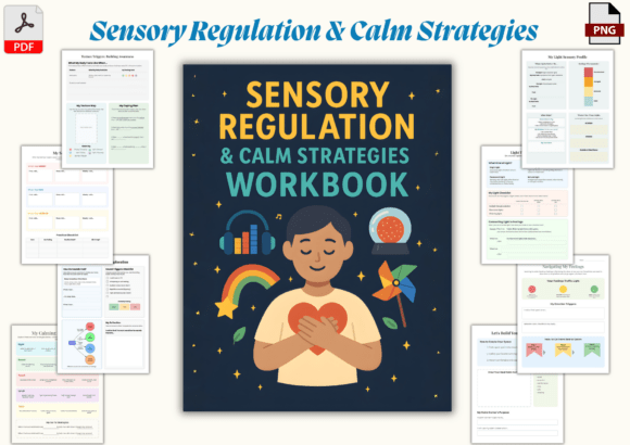 Helping Children Thrive Through Sensory Awareness: Why the Sensory Regulation Calm Workbook Is a Game-Changer